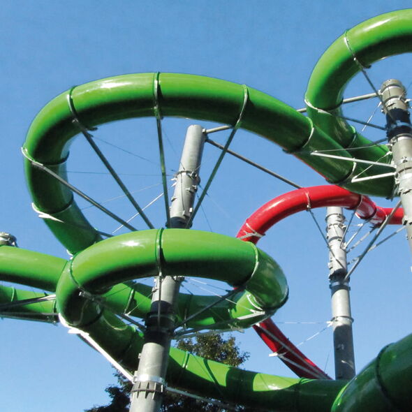 Riesenrutsche in der Ostsee Therme