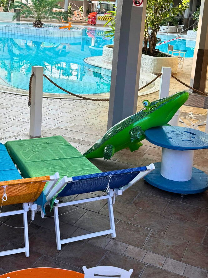 Hafenkoje in der Ostsee Therme